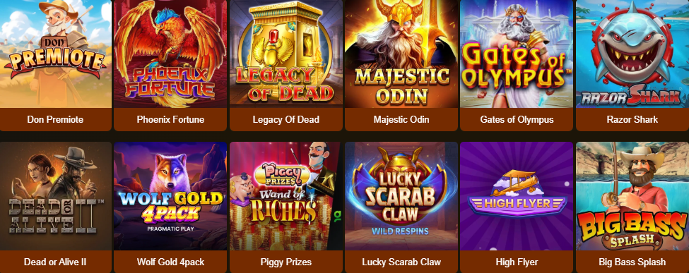 Machines à sous populaires GratoWin Casino